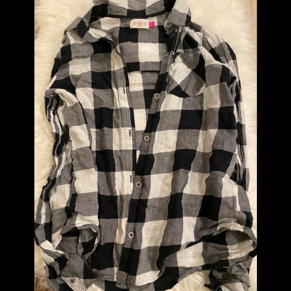 Girls button down top
